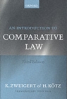 Image for An introduction to comparative law