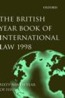 Image for The British year book of international lawVol. 69: 1998