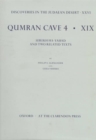 Image for Qumran Cave 4Vol. 19: Serekh Ha-Yahad and related texts