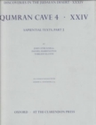 Image for Qumran cave 424 Part 2: Sapiential texts