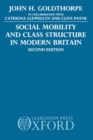 Image for Social Mobility and Class Structure in Modern Britain