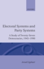 Image for Electoral Systems and Party Systems : A Study of Twenty-Seven Democracies, 1945-1990