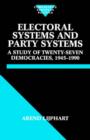 Image for Electoral systems and party systems  : a study of twenty-seven democracies 1945-1990