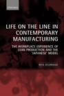 Image for Life on the Line in Contemporary Manufacturing