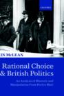 Image for Rational Choice and British Politics
