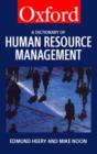 Image for A Dictionary of Human Resource Management