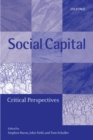 Image for Social capital  : critical perspectives