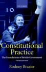 Image for Constitutional practice  : the foundations of British government