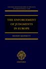 Image for The Enforcement of Judgments in Europe