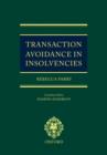 Image for Transaction Avoidance in Insolvencies