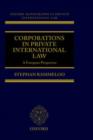 Image for Corporations in Private International Law