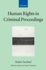 Image for Human rights in criminal proceedings