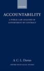 Image for Accountability  : a public law analysis of government by contract