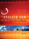 Image for Oxford English Now: Teacher&#39;s Book and CD-ROM 3