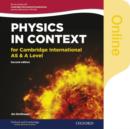 Image for Physics in Context for Cambridge International AS &amp; A Level