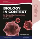 Image for Biology in context for Cambridge International AS & A level: Print student book