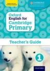 Image for Oxford English for Cambridge Primary Teacher book 1
