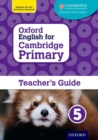 Image for Oxford English for Cambridge Primary Teacher book 5