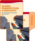 Image for Global Perspectives and Research for Cambridge International AS &amp; A Level Print &amp; Online Book
