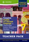 Image for Complete English as a Second Language for Cambridge Lower Secondary Teacher Pack 7