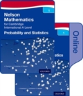 Image for Nelson Probability and Statistics 1 for Cambridge International A Level Print and Online Student Book Pack