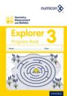 Image for Numicon: Geometry, Measurement and Statistics 3 Explorer Progress Book (Pack of 30)