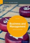 Image for Business and Management Study Guide: Oxford IB Diploma Programme