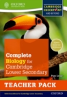 Image for Complete biology for Cambridge secondary 1 teacher pack  : for Cambridge checkpoint and beyond