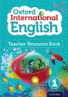 Image for Oxford international primary EnglishBook 1: Teacher resource