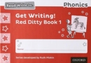 Read Write Inc. Phonics: Get Writing! Red Ditty Book 1 Pack of 10 - Miskin, Ruth
