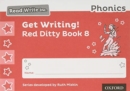 Read Write Inc. Phonics: Get Writing! Red Ditty Book 8 Pack of 10 - Miskin, Ruth