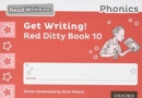 Read Write Inc. Phonics: Get Writing! Red Ditty Book 10 Pack of 10 - Miskin, Ruth