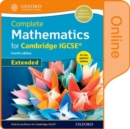 Image for Complete Mathematics for Cambridge IGCSE (R) Online Book (Extended)