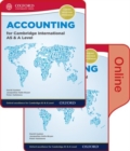 Image for Accounting for Cambridge International AS &amp; A Level Print and Online Student Book Pack (First Edition)