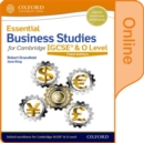 Image for Essential business studies for Cambridge IGCSE &amp; O levelStudent book