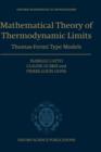 Image for Mathematical Theory of Thermodynamic Limits