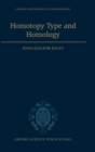 Image for Homotopy type and homology