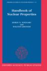 Image for Handbook of Nuclear Properties