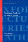 Image for Topics on Analysis in Metric Spaces