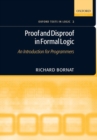 Image for Proof and disproof in formal logic