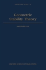 Image for Geometric Stability Theory