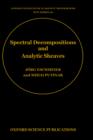 Image for Spectral decompositions and analytic sheaves