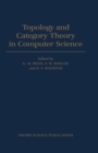Image for Topology and Category Theory in Computer Science