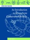 Image for An Introduction to Invertebrate Conservation Biology