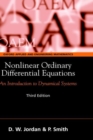 Image for Nonlinear Ordinary Differential Equations