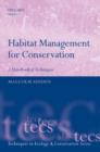 Image for Habitat management for conservation  : a handbook of techniques