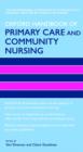 Image for Oxford Handbook of Primary Care and Community Nursing