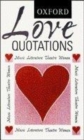 Image for Oxford Love Quotations