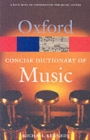Image for The Concise Oxford Dictionary of Music