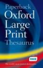 Image for Paperback Oxford Large Print Thesaurus